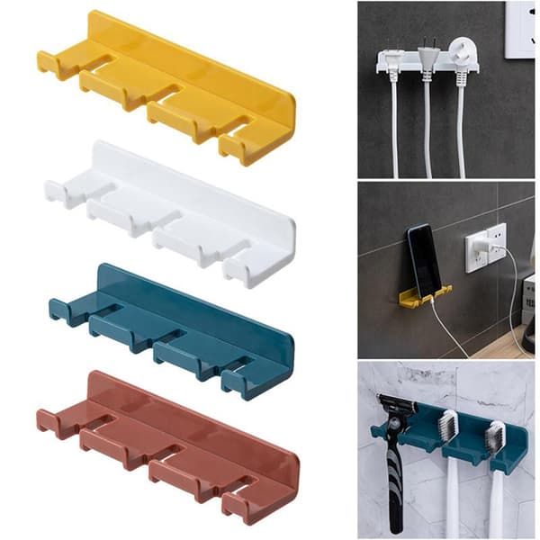 Baderomstilbehør Multicard Slot Holder Rack Tannbørste Orga White