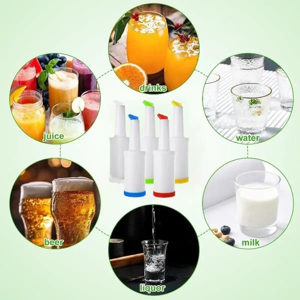1L farvede plastjuiceflasker til bar og hjem Yellow
