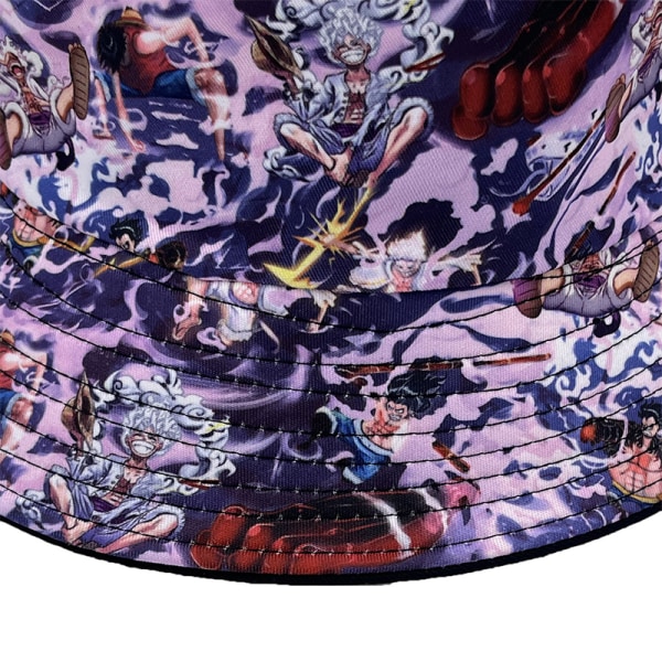 Anime One Piece Printing Mode Fisherman Hat Vuxen Outdoor Me