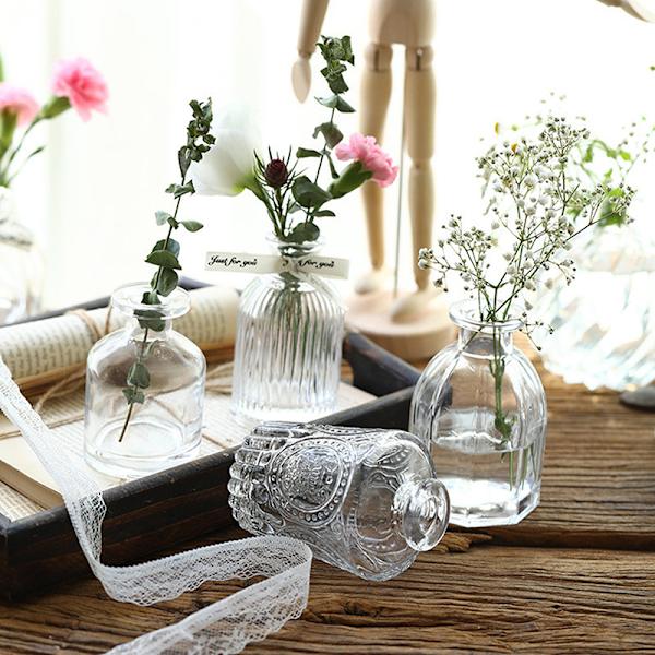 Pohjoismainen maljakko Häät Decor Centerpiece Pöytäkoristeet Transpar 4