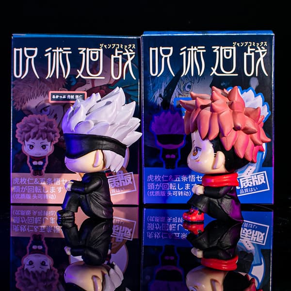 Tecknad e Anime Figur PVC Docka Barn Handhållna Leksaker Kontor D A1