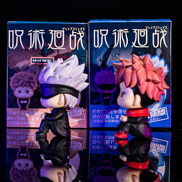 Tecknad e Anime Figur PVC Docka Barn Handhållna Leksaker Kontor D A2