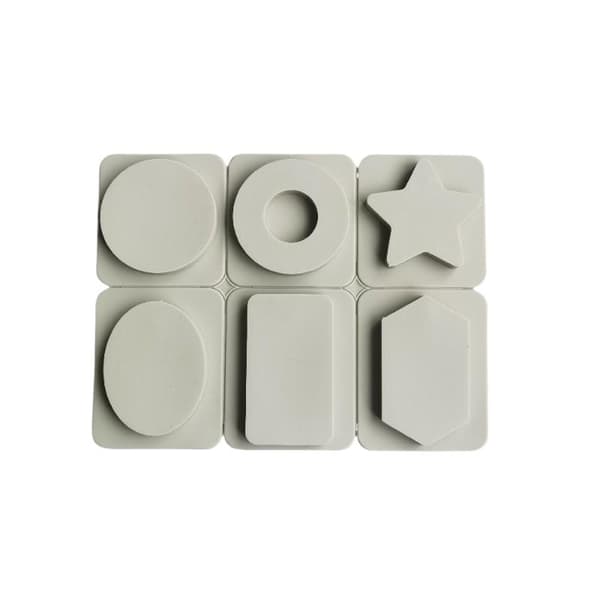 Silikonform for DIY-håndverk med 6 hull blomsterformet aromaterapi