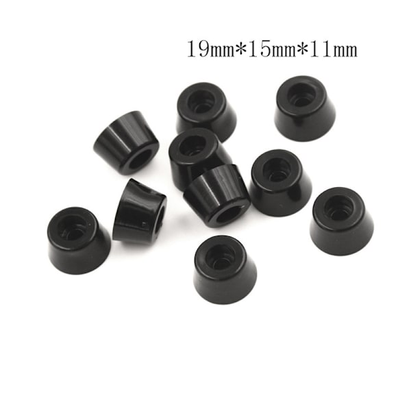 10st halkfria gummifötter Skyddsdynor Möbelinstrument 19*15*11mm