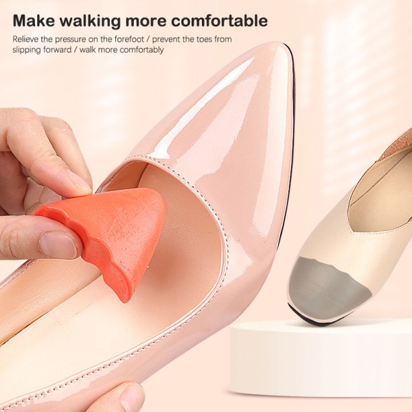 1Par høyhælt tåplugg Skoinnsatssko Toe Front Filler Cus A 1Pair