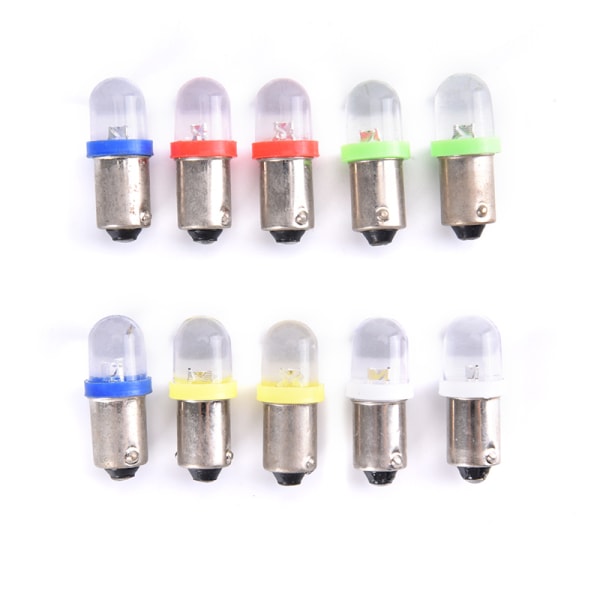 10 ST BA9S LED-lampor Bil Instrument Cluster Lights White