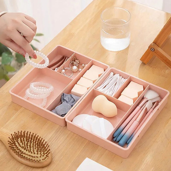 Låda Organizer Fack Set White