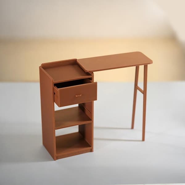 Miniature Træ Barskab Ornament 1/12 Dukkehusmøbler