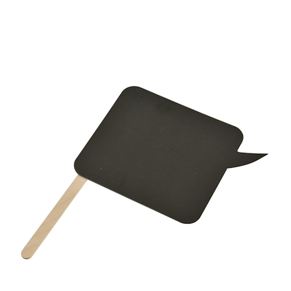 10 kpl DIY Photo Booth Prop Häät Syntymäpäiväjuhla Musta kortti Ch