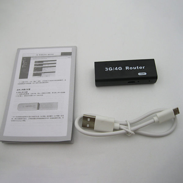 Mini bærbar 3G/4G WiFi Wlan Hotspot AP-klient 150 Mbps USB Wir