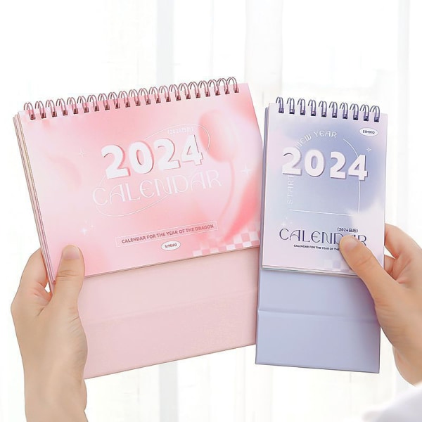 2024 Årskalender Kreativ Minimalistisk Kalender Studentkontor A2