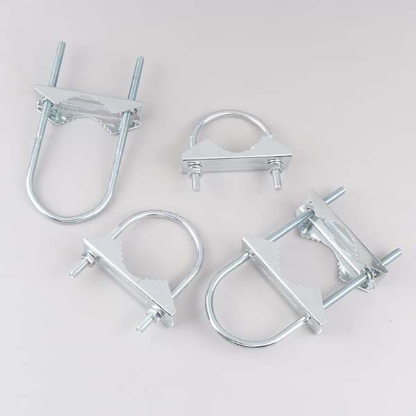 M6U Bolte Heavy Duty Anti-Rust Mast Til Mast Montering Bracket Kit M E