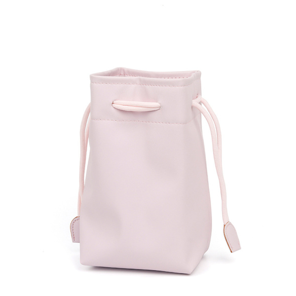 PU Läder Färgkamera Case Portabel Universal Vattenpr Pink