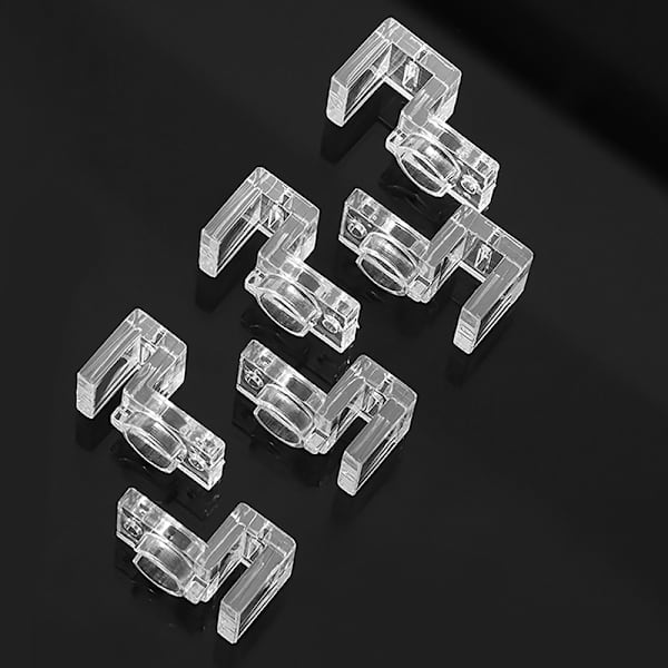 4 stk Aquarium Akryl Clips Akvarium Låg Dæksel Support Holder 15mm