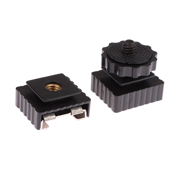 Flash Hot Shoe Bracket Mount Adapter 1/4" skruv för Studio Spee A1