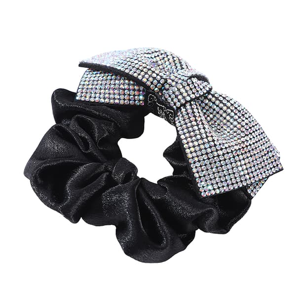 Rhinestones hår sløjfer Scrunchies binder reb Elastiske gummibånd A6