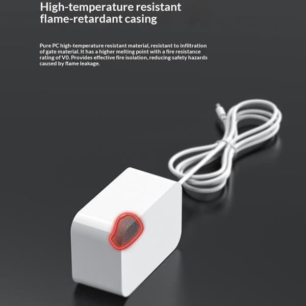 Strømadapter AC 100v-240v DC 12V 1A Bærbar Pluggdriver Strøm White