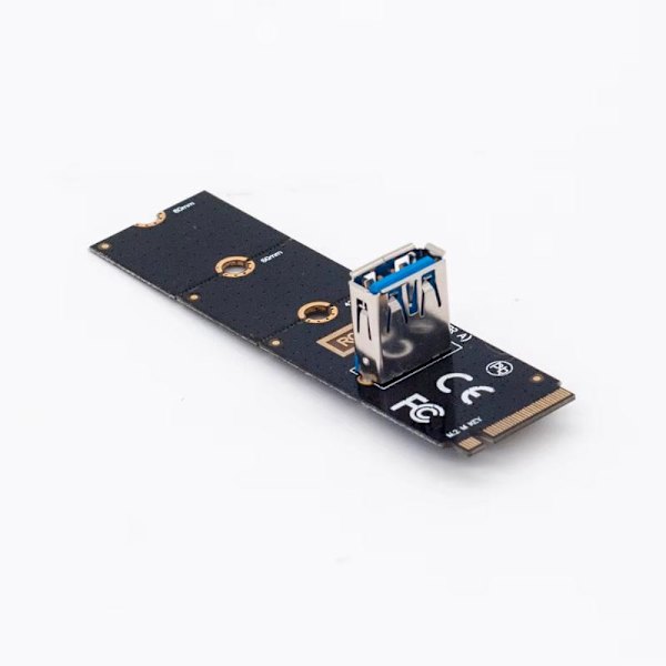 1 stk NGFF M.2 til PCI-E X16 Slot Overførselskort Mining Pcie Riser