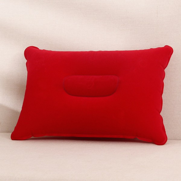 Ultrakevyt puhallettava Nylon Air Pillow Camping Sleeping Matt Out Red