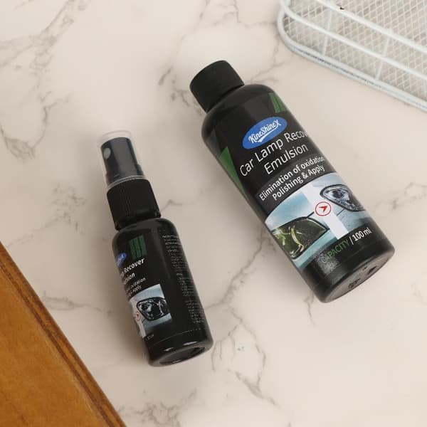 Bilfrontlys Restaurering Poleringssett Frontlykt Ripefjerner 30ml