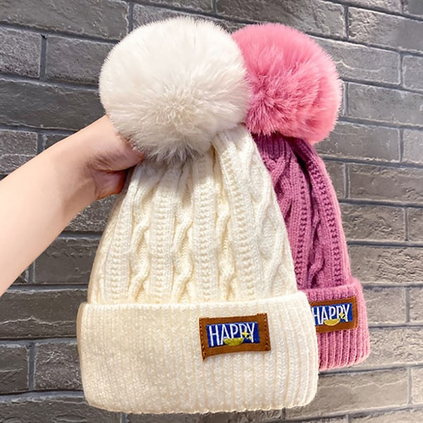 Vinterhue Ny fleeceforet varm uldhat n Style Beanie Hat Fa Khaki