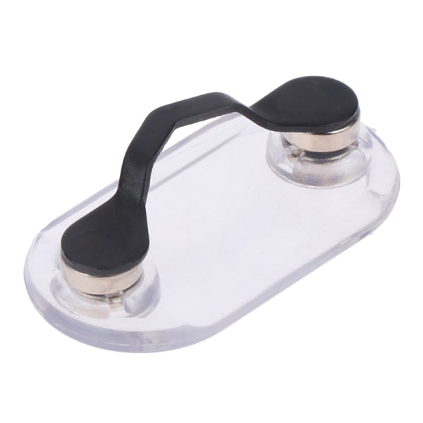 Magnetic Hang Brilleholder Pin Brocher Multi-funktion Porta Black