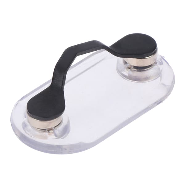 Magnetic Hang brilleholder Pin Brosjer Multi-funksjon Porta Black