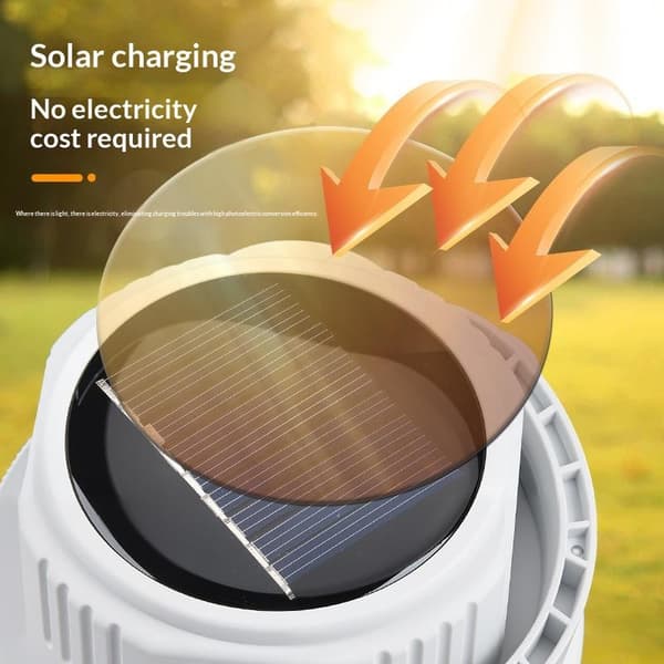 LED-lys Solar Campinglys USB Oppladbart Ultrasterkt Sol 800mAh