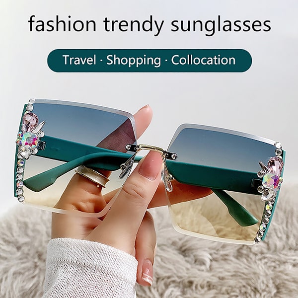 Aurinkolasit Ylelliset Diamond Glasses Effect Lady Heart Linssit Aurinko A2