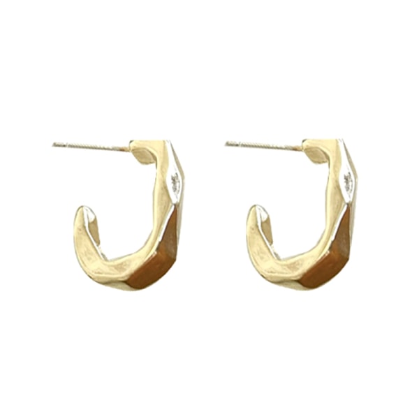 1 par simple mode C-formede metal øreringe Personality Ear St