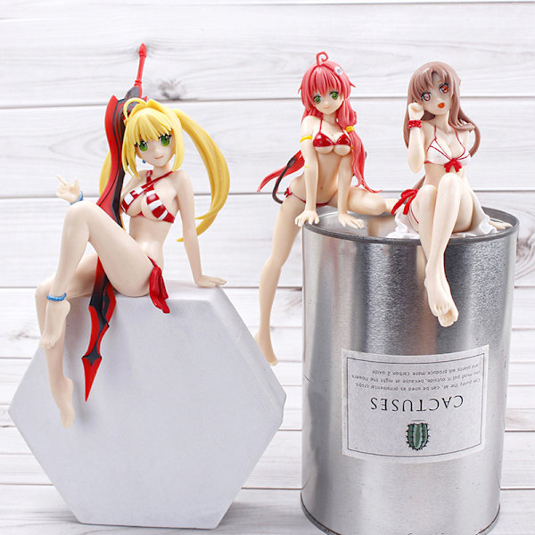 Seksikäs bikinityttö Yuuki Asuna toimintahahmo Anime Collection -lelu C