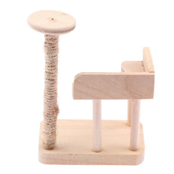 1:12 Dukkehus Miniature Katte-klatrestativ kæledyrsmøbelmodel