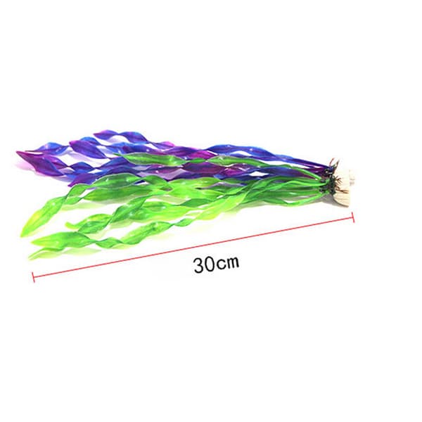 Lang plast gress Akvarium Dekor Vann Weeds Fish Tank Decorat Green