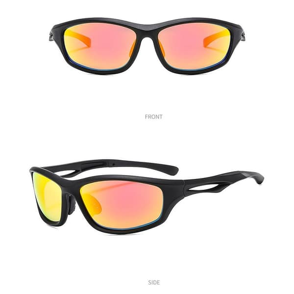 Punk Y2K Solbriller Kvinner Menn Goggle UV400 Sykkelbriller Øye A2