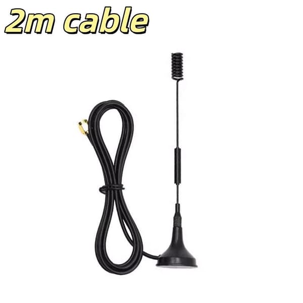 1 st 12dbi 433Mhz halvvågs dipolantenn SMA hane med magnet A1