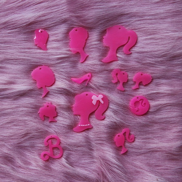 Gjør-det-selv silikonform Barbie Hestehale Girl Mold Craft Pendant