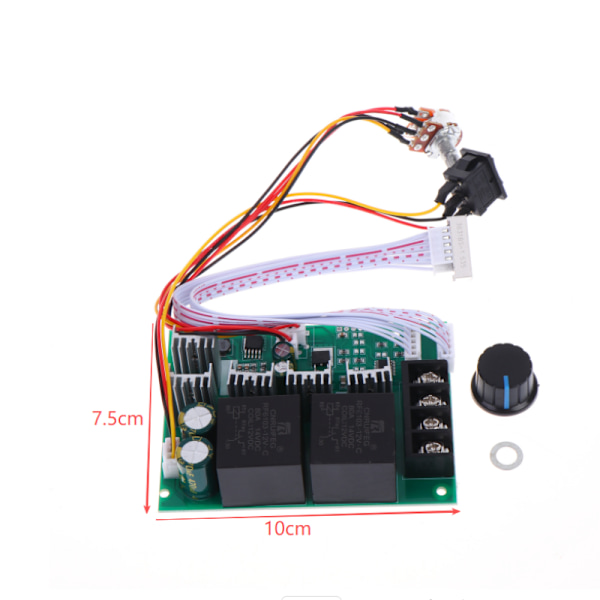 Digital Display 40A PWM Hastighedsregulator Controller 12-36V Justerbar