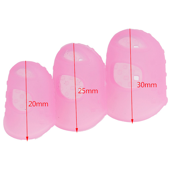 Monivärinen silikonisormustikärki, koverrettu hengittävä neule H:2.5cm