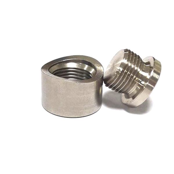 Gjenge Oksygensensor Bung Rustfritt Stål Mutter Fitting Sveise M18