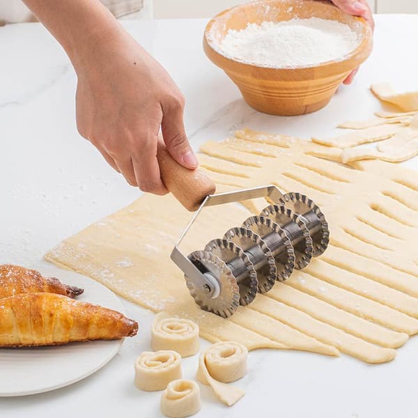 Pasta Noodle ter Manuel Pasta Spaghetti Maker D i rustfrit stål D