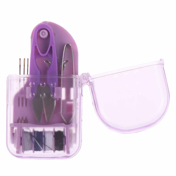 Hem Resor Bärbar Mini Bärbar sömnadssats Syboxsömnad Purple