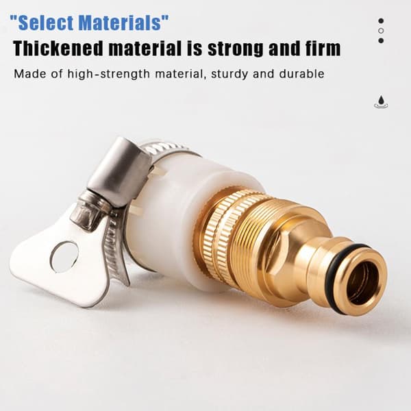 15-23 mm Universal Slangehaneadaptere Vandhanehane Stikfitting 1 set