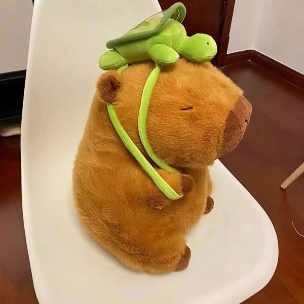 Capybara Plys nøglering vedhæng Legetøj Udstoppede dyr Blød dukke P B