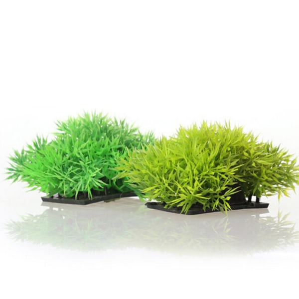 Vann Gress Plast Vann for Aquarium Fish Tank Ornament Deco Green