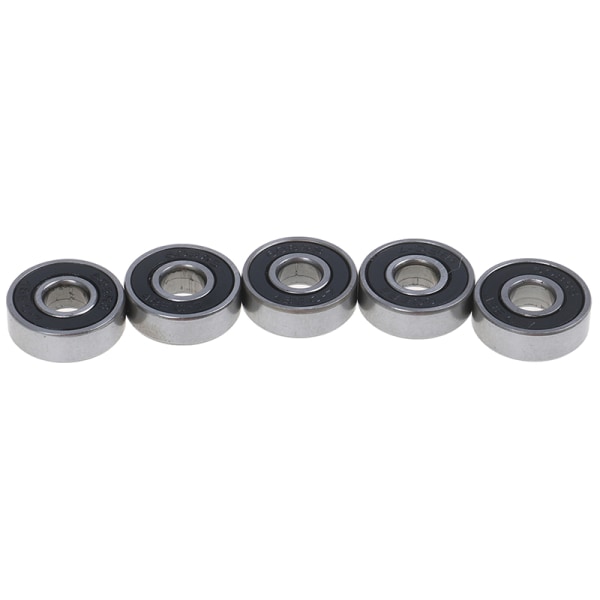 5 stk Sort ABEC-7 608RS Skateboard Rulleforseglede kulelager