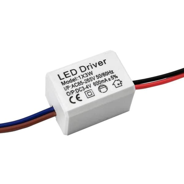 1 stk. LED-strømforsyning DC 3-4V transformer switch-driver 600mA A A2