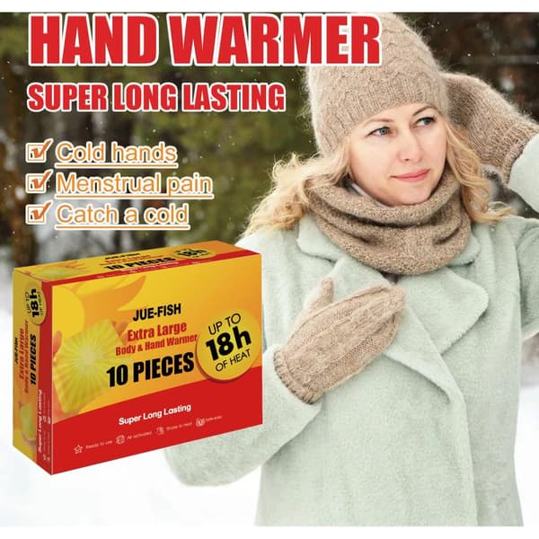 Vinter Ekstra Store Kroppsvarmer Klistremerke Varmelapper Langvarig