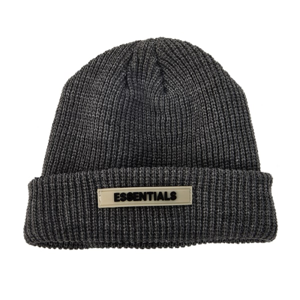 Strikkede Huer Kvinder Sort Beanie Tyk Hue Vinter Huer Beanies Gray