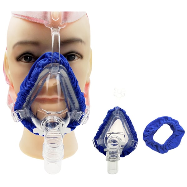 1/3 kpl CPAP-naamiovuoret koko kasvojen kankaan mukavuussuojat, punaiset 3Pcs