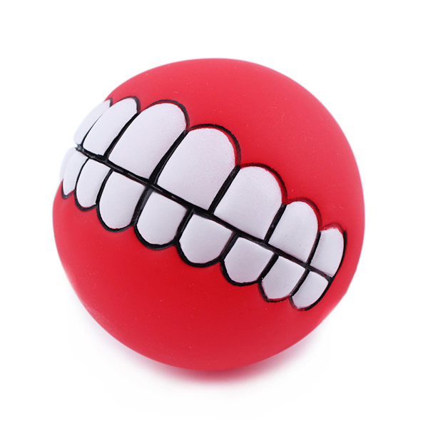 Funny Pet Dog Ball Silicon Toy Chew Sound Dogs Play Toys Ultra